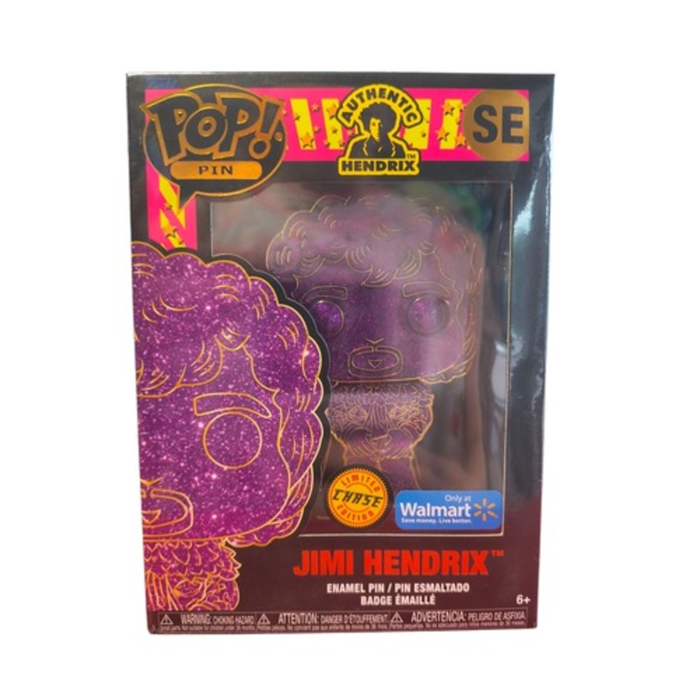 2022 Funko POP! Pin Jimi Hendrix SE Walmart Exclusive Purple Chase